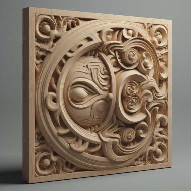 Patterns and decorations stl dimension 4 3d model